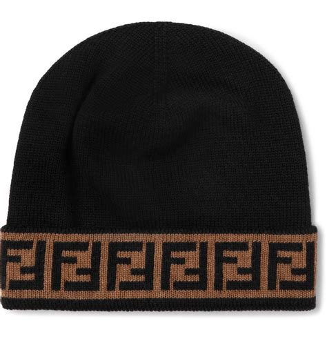 fendi beanie black.